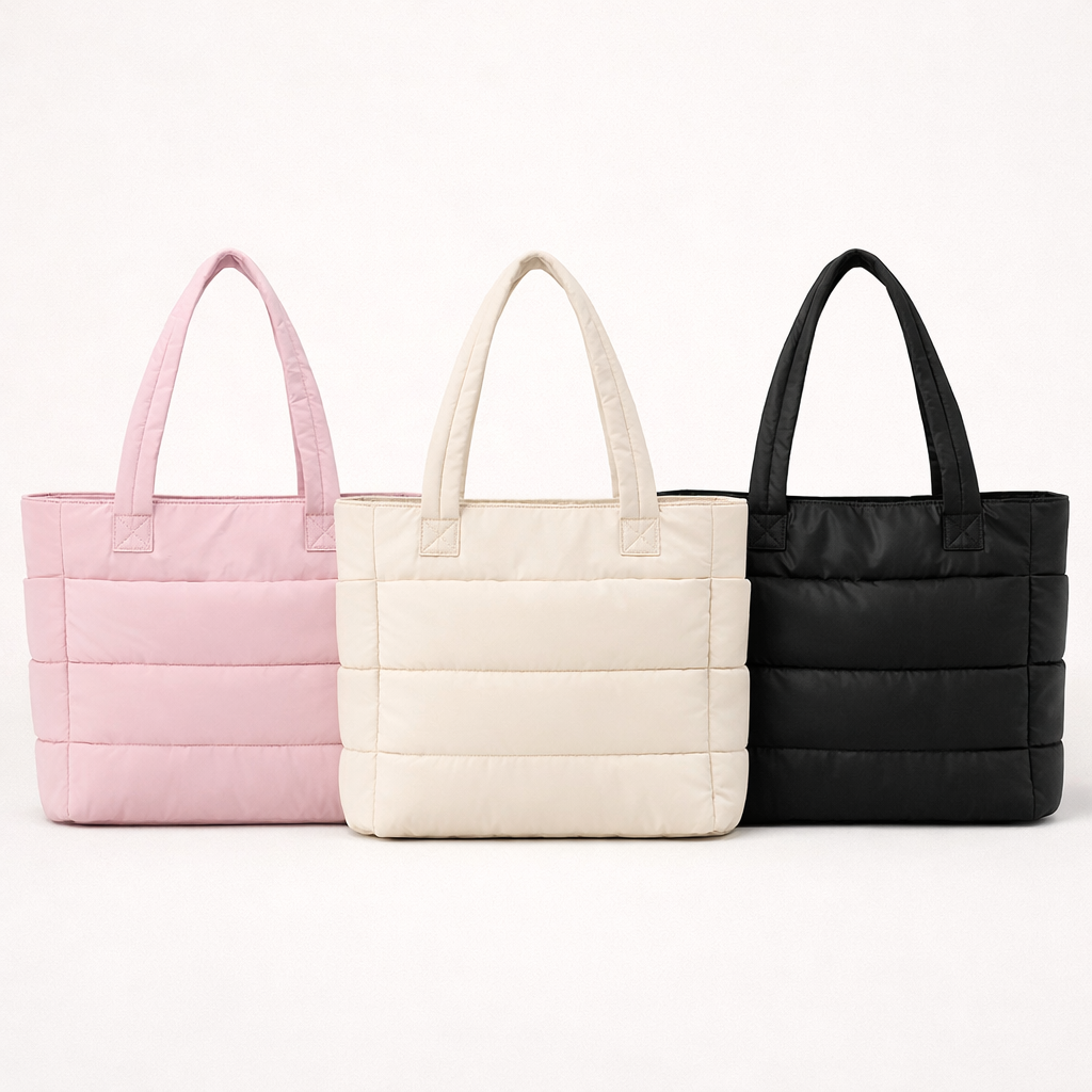 Javelle- Puffy Tote Bag
